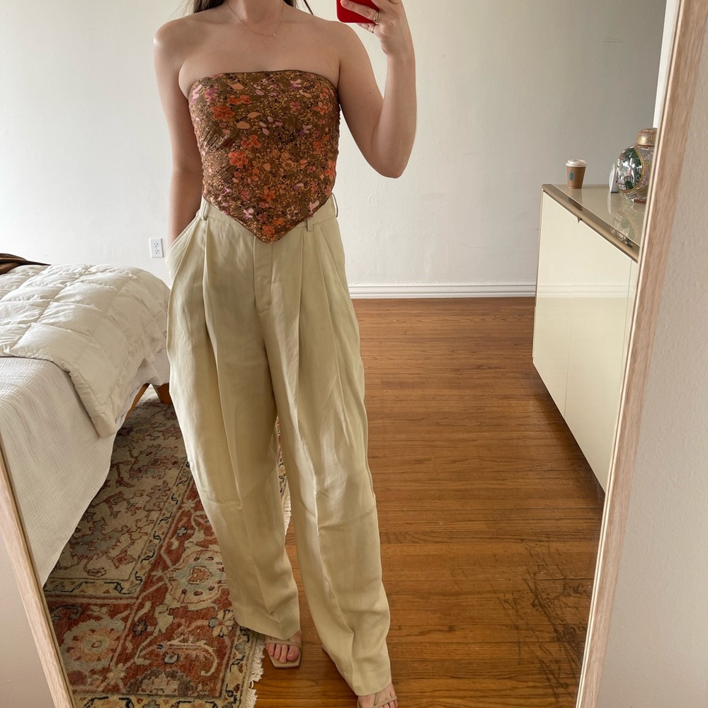 Free people scarf crop top